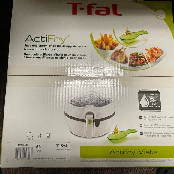 T-fal ActiFry Vista- Air Fryer (White) - Picture 3 of 4